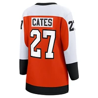 Women's Fanatics Noah Cates Orange Philadelphia Flyers Home Breakaway Player Jersey