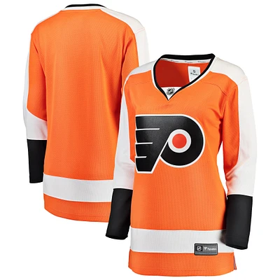 Maillot orange Fanatics pour femmes des Flyers de Philadelphie Breakaway Home