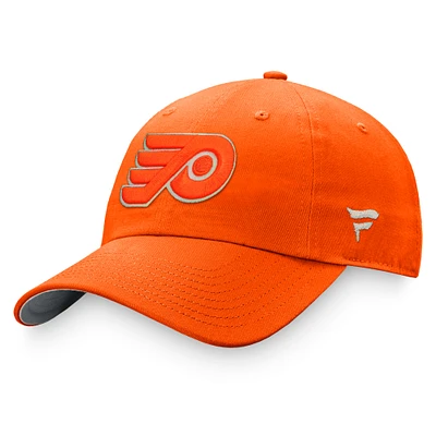 Casquette ajustable orange fanatiques des Flyers de Philadelphie pour femmes, Iconic Glimmer