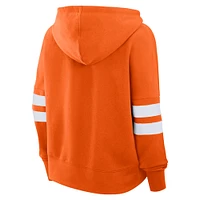 Women's Fanatics Orange Philadelphia Flyers Seize Fleece Pullover Hoodie