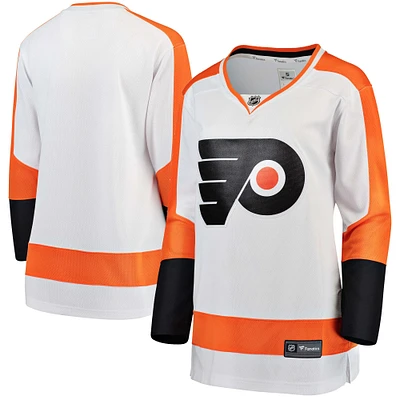 Femmes Fanatics Branded White Philadelphia Flyers Away Breakaway - Maillot vierge