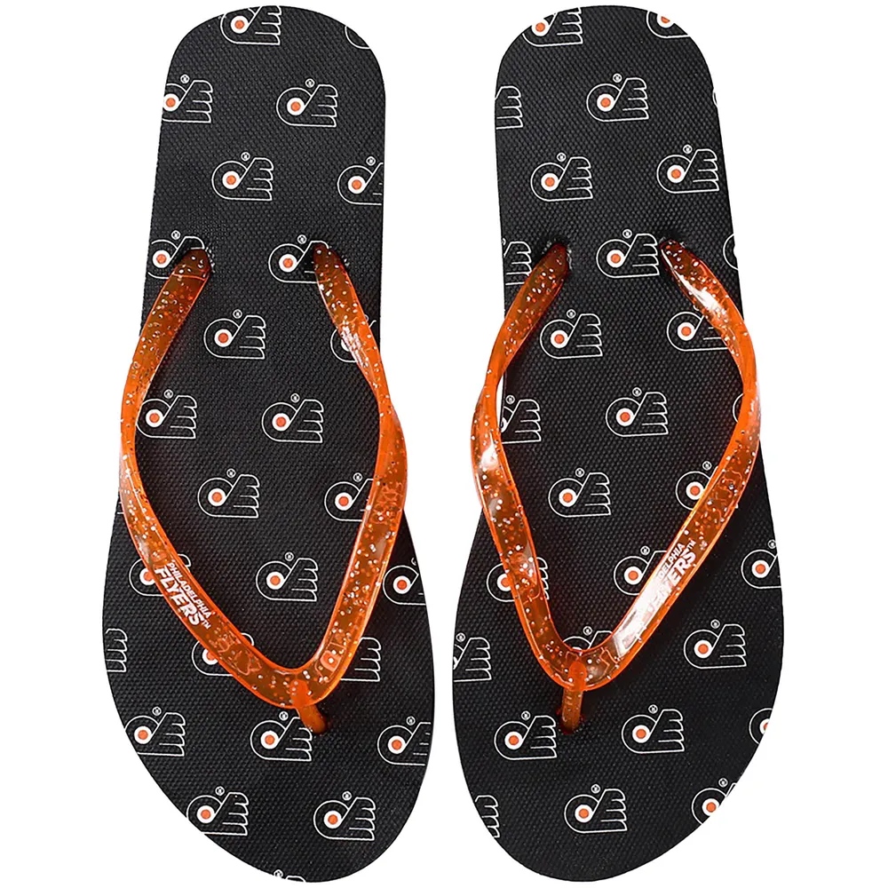 Philadelphia Flyers FOCO Women's Glitter Flip Flops