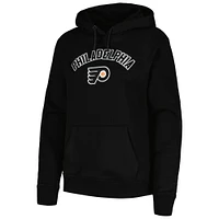 Women's Pro Standard Black Philadelphia Flyers Classic Chenille Pullover Hoodie