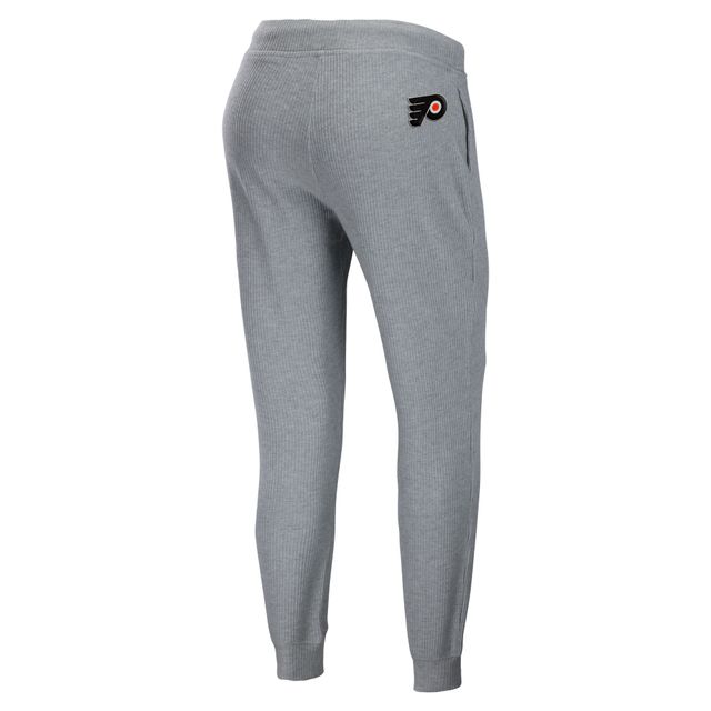 Ensemble de nuit pour femme WEAR by Erin Andrews gris chiné avec logo Philadelphia Flyers et pantalon