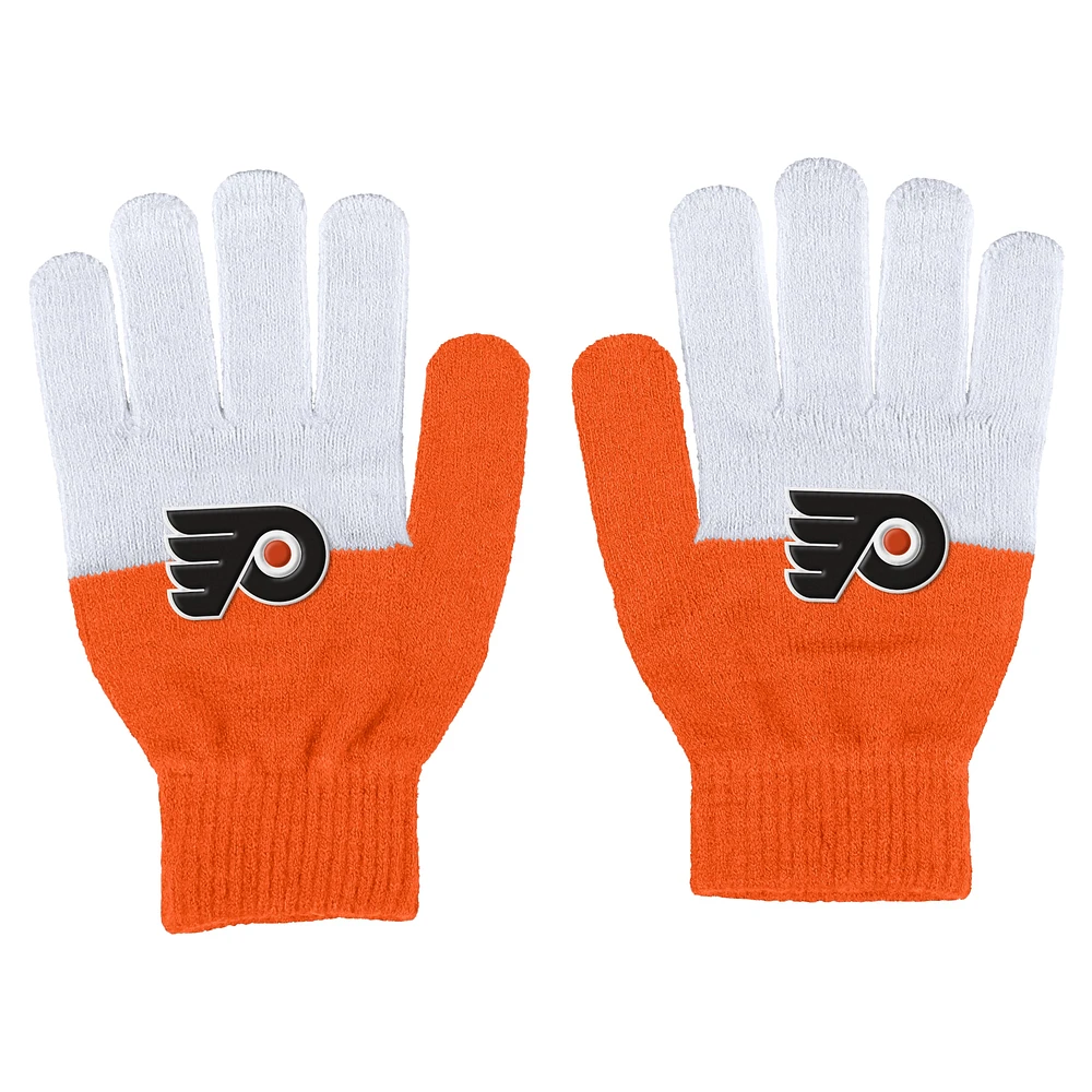 Women's WEAR by Erin Andrews Philadelphia Flyers Color-Block Gloves