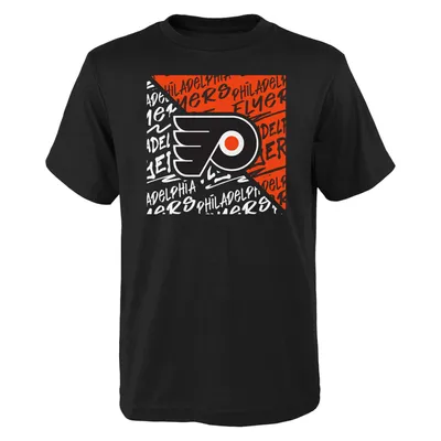 Philadelphia Flyers Youth Divide T-Shirt - Black