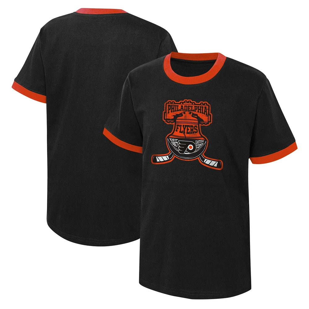 Youth Black Philadelphia Flyers Ice City T-Shirt