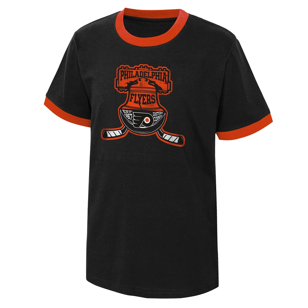 T-shirt noir Ice City des Flyers de Philadelphie pour jeunes