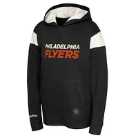 Sweat à capuche léger et thermique noir pour jeunes des Flyers de Philadelphie