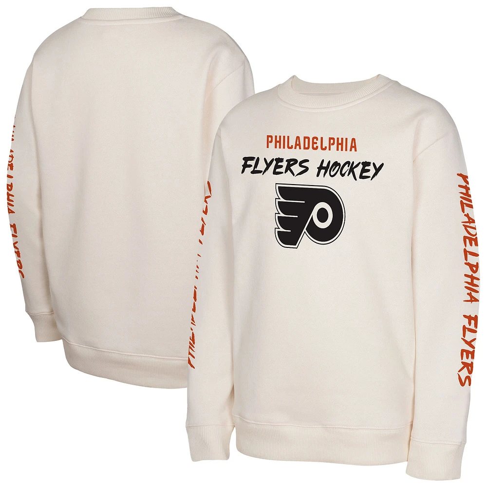 Sweat-shirt à enfiler Youth Cream Philadelphia Flyers Star Power