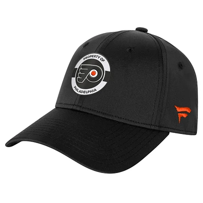 Casquette extensible authentique orange pour camp d'entraînement des Flyers de Philadelphie pour jeunes