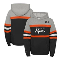 Youth Mitchell & Ness Black Philadelphia Flyers Head Coach Pullover Hoodie