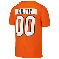 Youth Mitchell & Ness Orange Philadelphia Flyers Gritty Peace Sign T-Shirt