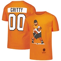 Youth Mitchell & Ness Orange Philadelphia Flyers Gritty T-Shirt