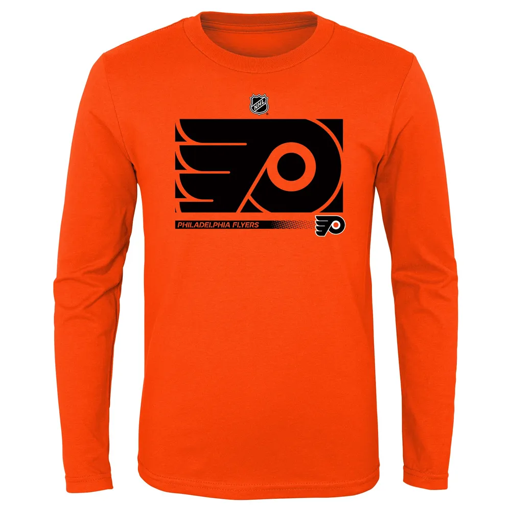 Men's Fanatics Branded Black Philadelphia Flyers Team Pride Logo Long Sleeve T-Shirt Size: Medium