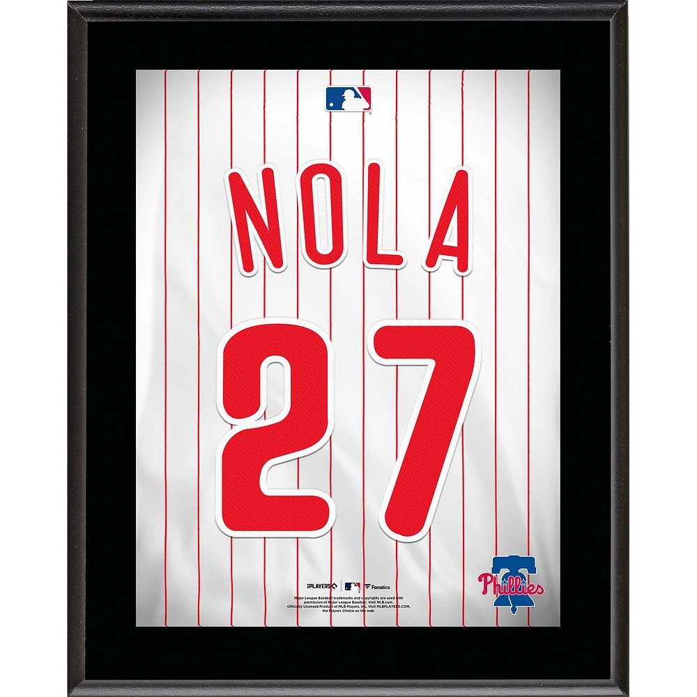 Aaron Nola Philadelphia Phillies 10.5" x 13" Jersey Number Sublimated Player Plaque
