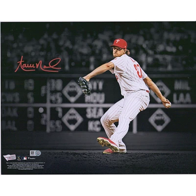 Aaron Nola Philadelphia Phillies Autographed 11" x 14" Spotlight Photograph
