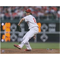 Aaron Nola Philadelphia Phillies Autographed 16" x 20" Pitching Photograph