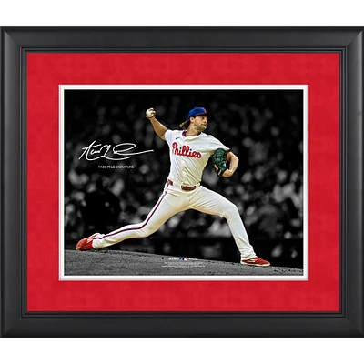 Aaron Nola Philadelphia Phillies Facsimile Signature Framed 11" x 14" Spotlight Photograph