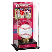 Alec Bohm Philadelphia Phillies Autographed Baseball and 2022 National League Champions Sublimated Baseball Display Case