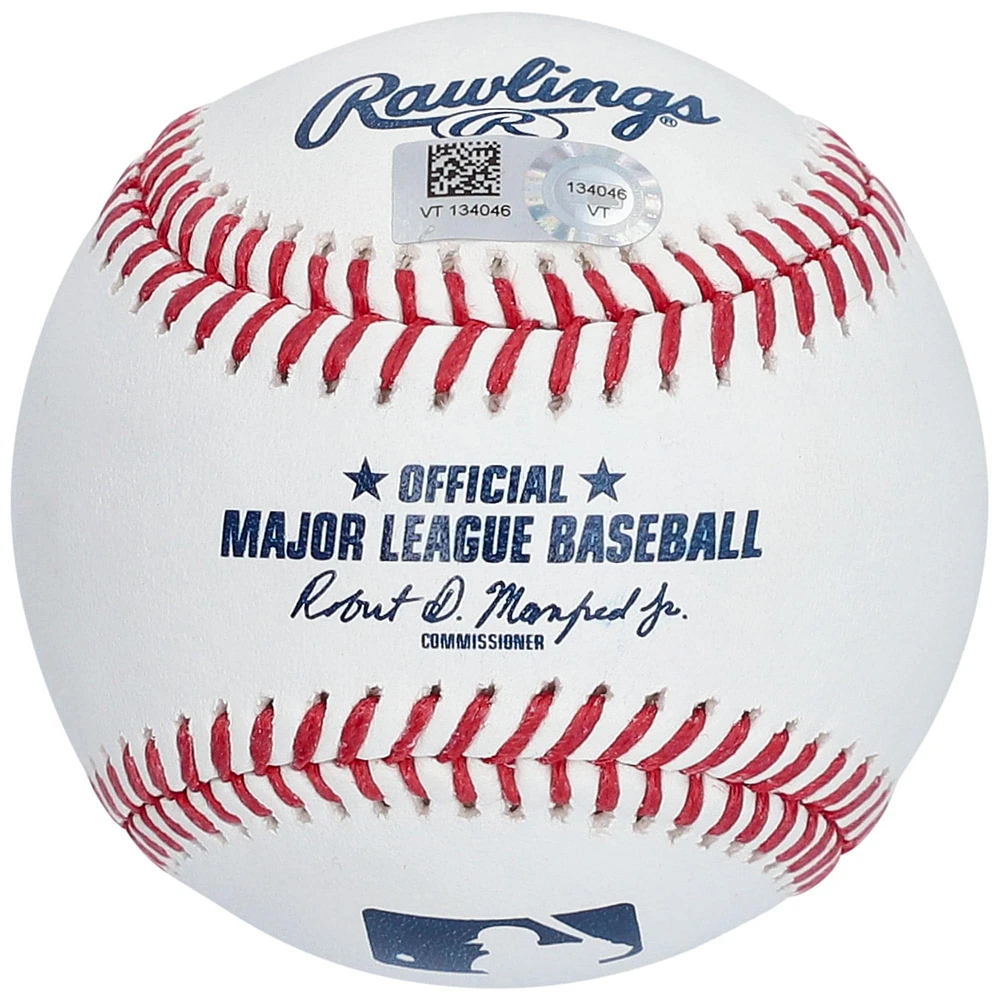 Alec Bohm Philadelphia Phillies Autographed Baseball with "Let's Go Phillies" Inscription