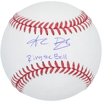 Alec Bohm Philadelphia Phillies Autographed Baseball with "Ring The Bell" Inscription