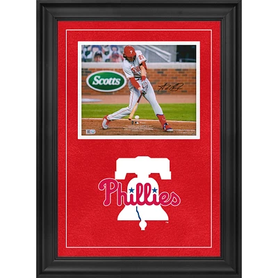 Alec Bohm Philadelphia Phillies Autographed Deluxe Framed 8" x 10" Hitting Photograph