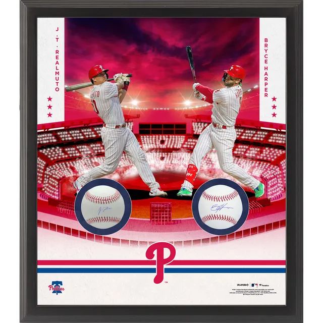 Lids J.T. Realmuto Philadelphia Phillies Fanatics Authentic Autographed 8  x 10 Hitting Photograph