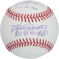 Bryce Harper & Mike Schmidt Philadelphia Phillies Autographed Baseball with Multiple Inscriptions