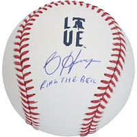 Bryce Harper Philadelphia Phillies Autographed 2024 City Connect Baseball with "Ring The Bell" Inscription