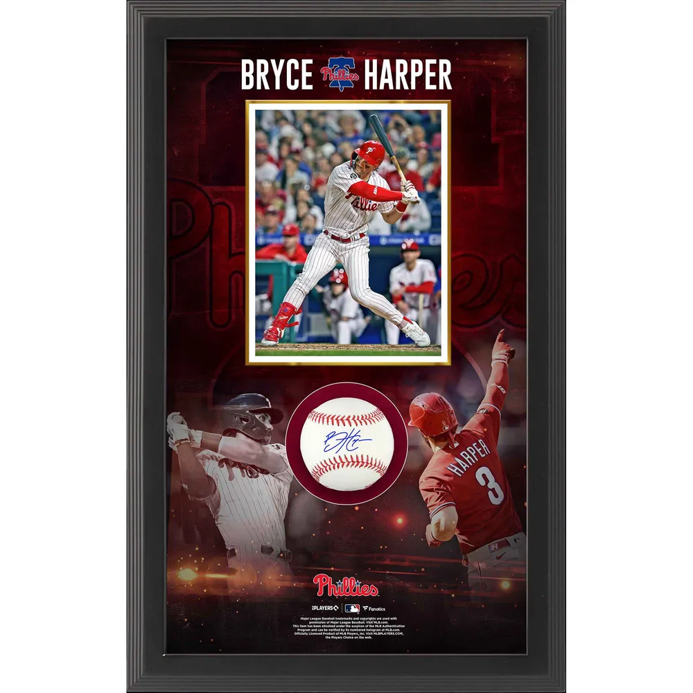 Bryce Harper Cream Philadelphia Phillies Autographed Nike Replica Jersey  with 21 NL MVP Inscription
