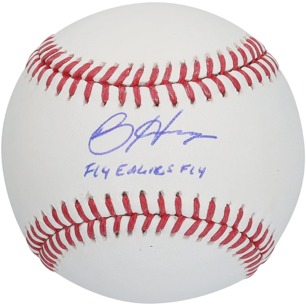 Bryce Harper Philadelphia Phillies Autographed Baseball with "Fly Eagles Fly" Inscription