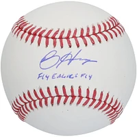 Bryce Harper Philadelphia Phillies Autographed Baseball with "Fly Eagles Fly" Inscription