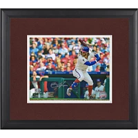Bryce Harper Philadelphia Phillies Autographed Framed 8'' x 10'' Batting Stance in Cream Jersey Horizontal Photograph
