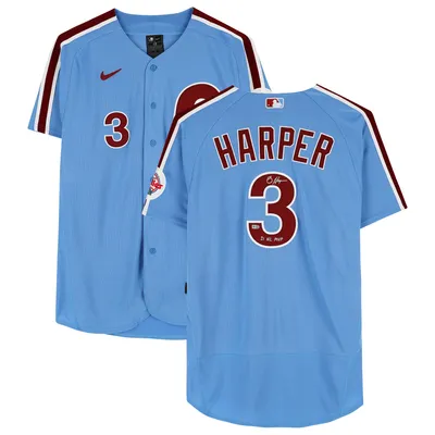 Philadelphia Phillies Nike Official Replica Home Jersey - Youth with Harper  3 printing