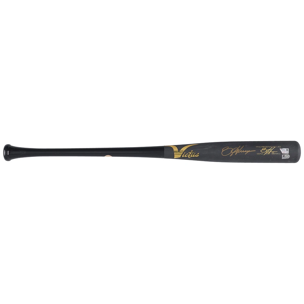 Bryce Harper Philadelphia Phillies Autographed Player-Issued Gray Victus Bat from the 2024 MLB Season 