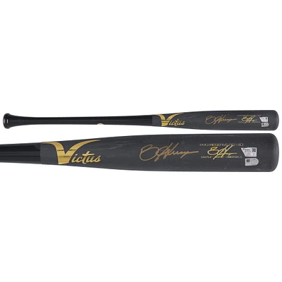 Bryce Harper Philadelphia Phillies Autographed Player-Issued Gray Victus Bat from the 2024 MLB Season 