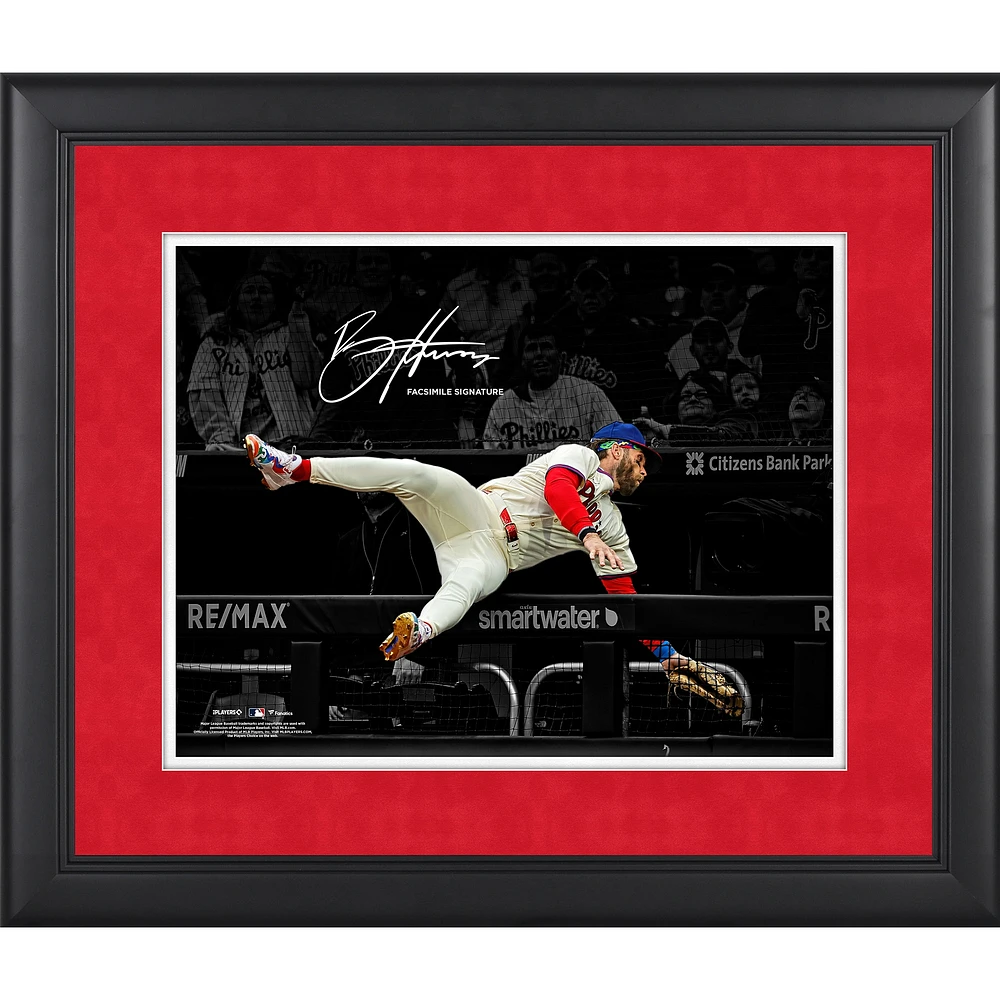 Bryce Harper Philadelphia Phillies Facsimile Signature Framed 11" x 14" Spotlight Photograph
