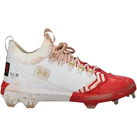 Bryce Harper Philadelphia Phillies Game-Used White/Red Under Armour Cleats vs. Washington Nationals on March 30, 2025