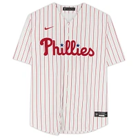 Bryce Harper White Philadelphia Phillies Autographed Nike Replica Jersey with "21 NL MVP" Inscription
