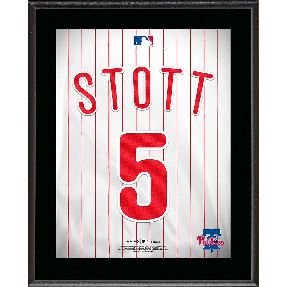Bryson Stott Philadelphia Phillies 10.5" x 13" Jersey Number Sublimated Player Plaque