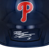 Bryson Stott Philadelphia Phillies Autographed Alternate Chrome Rawlings Mach Pro Replica Batting Helmet - Fanatics Exclusive