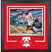 Bryson Stott Philadelphia Phillies Autographed Deluxe Framed 16" x 20" Hitting Photograph