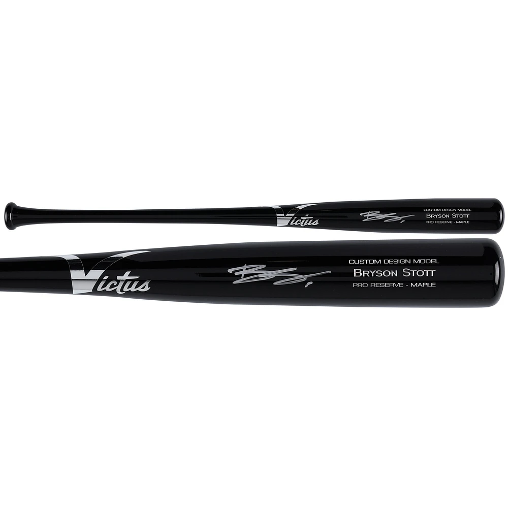 Bryson Stott Philadelphia Phillies Autographed Victus Pro Reserve Maple Engraved Bat