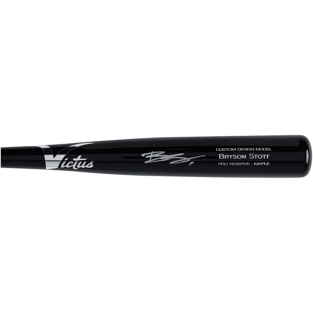Bryson Stott Philadelphia Phillies Autographed Victus Pro Reserve Maple Engraved Bat