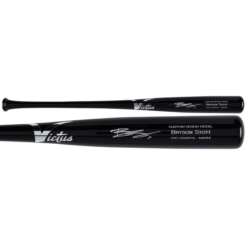 Bryson Stott Philadelphia Phillies Autographed Victus Pro Reserve Maple Engraved Bat