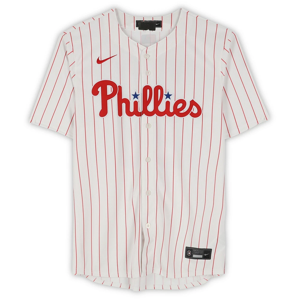 Chase Utley Philadelphia Phillies Autographed White Nike Limited Jersey with "Ring the Bell" Inscription