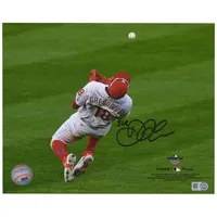 Lids Didi Gregorius Philadelphia Phillies Fanatics Authentic Autographed  8'' x 10'' Hitting in Cream Jersey Photograph