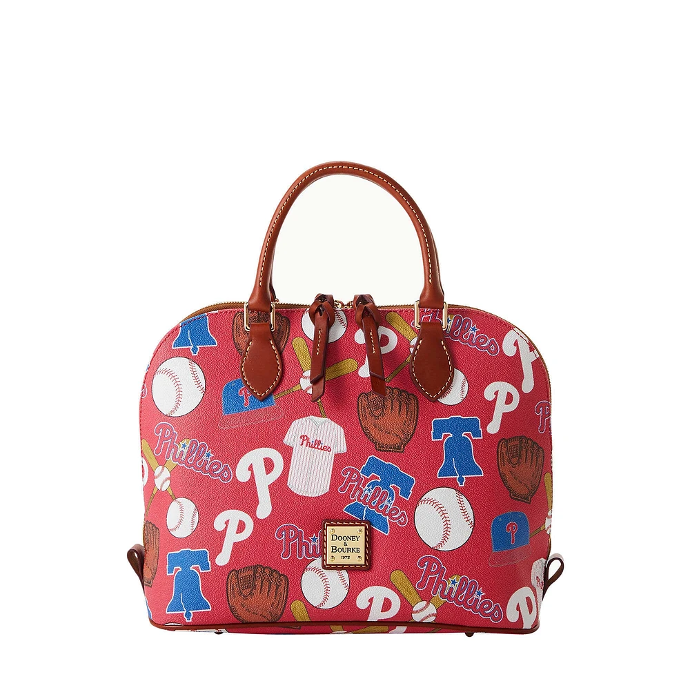 Dooney & Bourke Philadelphia Phillies Game Day Zip Zip Satchel