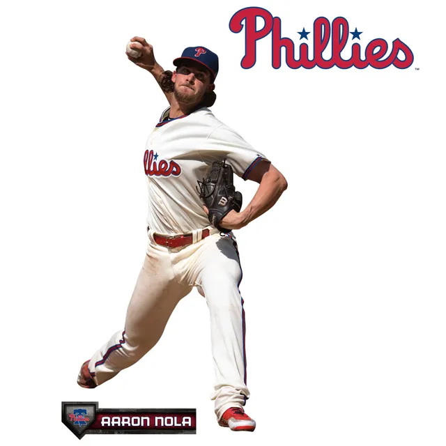 Aaron Nola  Baseball wallpaper, Baseball design, Phillies baseball